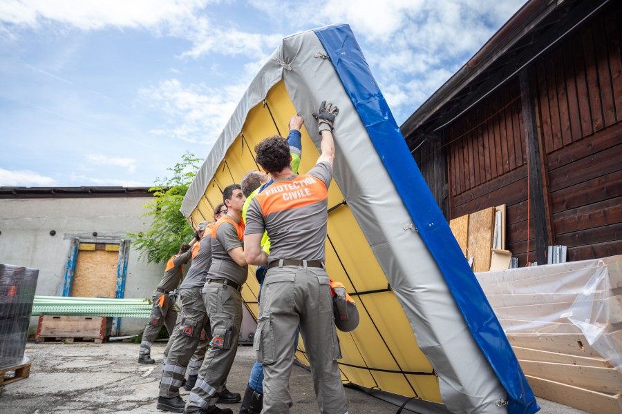 Des astreints en pleine action